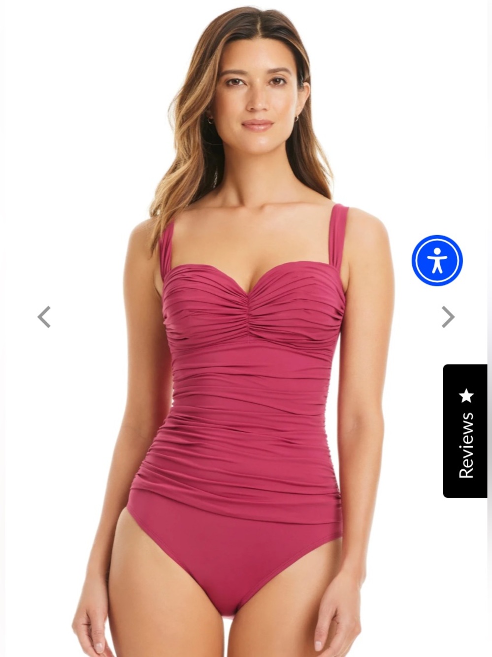 Bleu by Rod Beattie Premium Ruched One piece